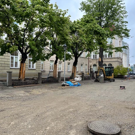 Przebudowa ul. Grunwaldzkiej [kwiecień 2024] - fot 21